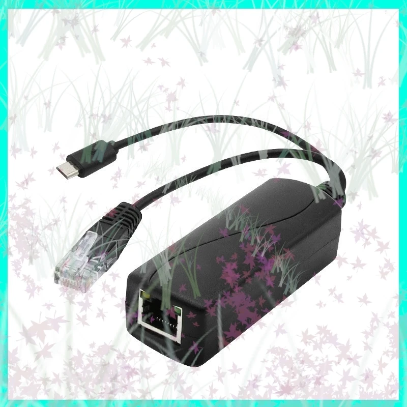 1/2/5pcs 48V To 5V POE Splitter Micro usb Power Over Ethernet Active Splitter Micro USB Plug for Raspberry Power Supply Cable E3