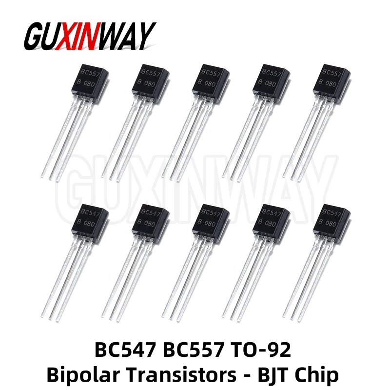 50pcs BC547 BC557 TO-92 50PCS BC547B+50PCS BC557B New Original Bipolar Transistors - BJT Chip