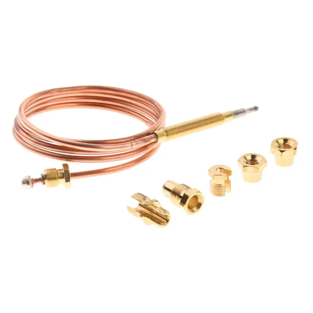 90cm / 35'' Gas Furnace Replacement Set Thermocouple for Heaters w/Adapters