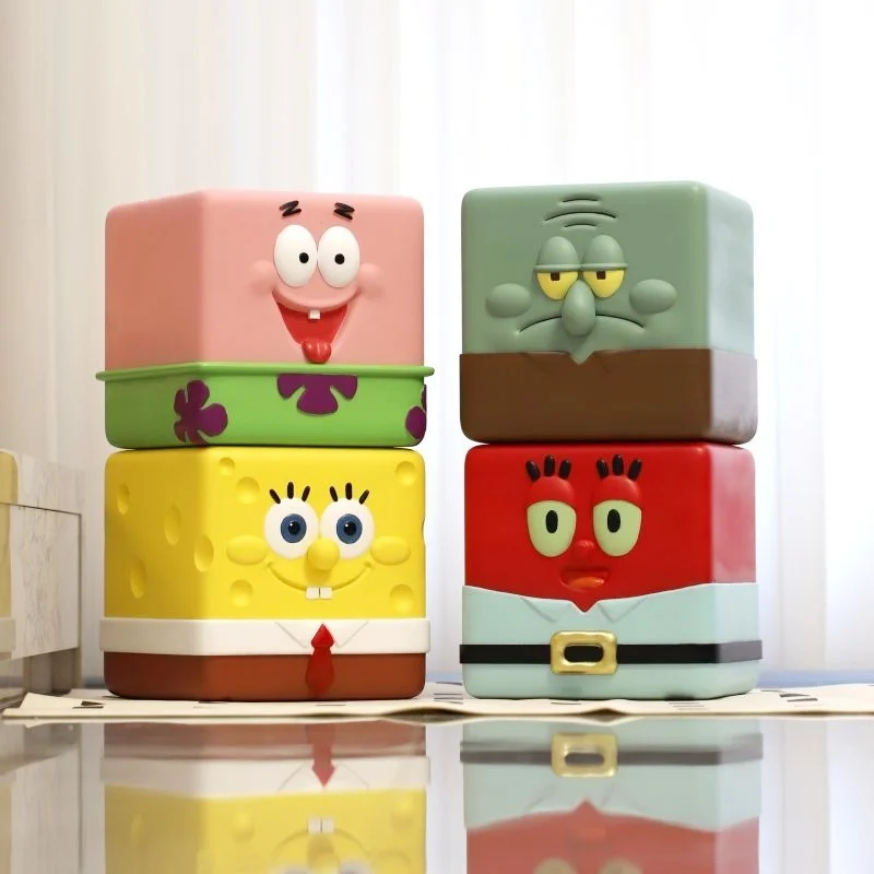 SpongeBob SquarePants Patrick Star Squidward Tentacles Shoe Changing Stool Doorstep Home Use Entrance Foyer Small Stool Chair