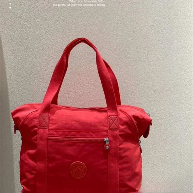 

Прочная сумка из ткани быка Lage, женская большая вместительная износостойкая дорожная сумка в стиле ретро, портативная сумка для мамы, повседневная сумка