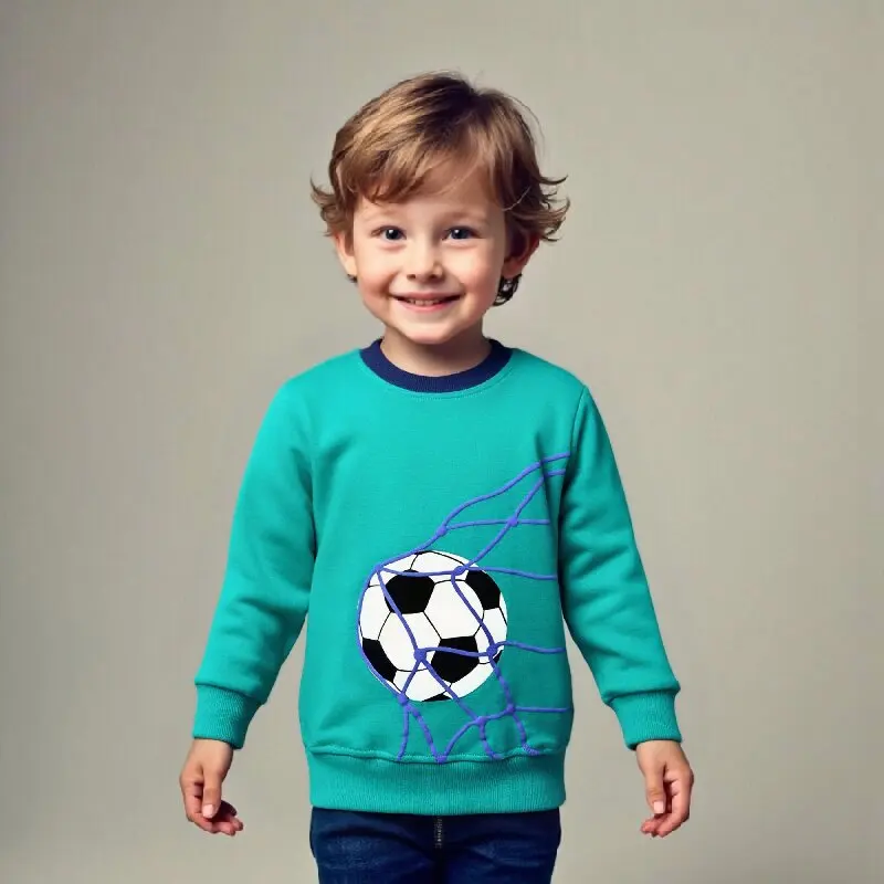 

Детские костюмы Little maven, весенне-осенняя футбольная толстовка с капюшоном для маленьких мальчиков, детская одежда, толстовки с принтом для мальчиков