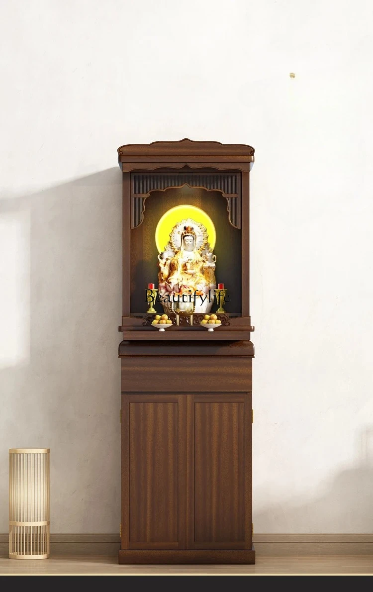 

Household Shrine Buddha Cabinet Offering Table Office Store God of Wealth Cabinet Shrine