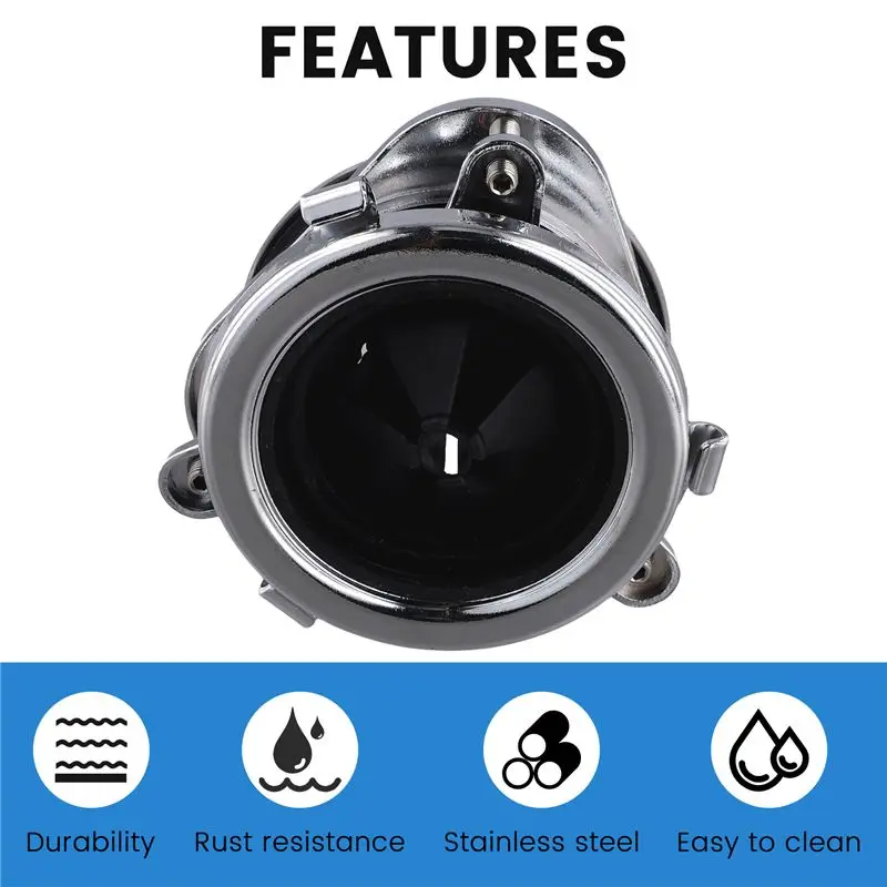 AA94-Garbage Disposal Flange,Sink Garbage Disposal 3 Bolts Mounting 3 1/2 Sink Drain Hole,Kitchen Sink Flange Kit