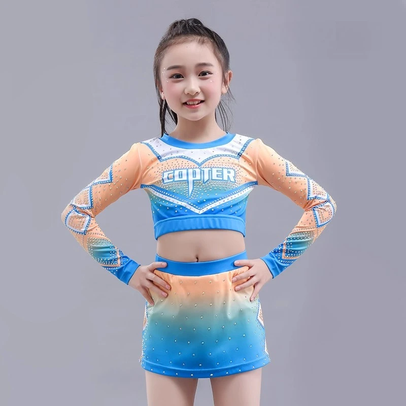 

New Cheerleading Competition Clothes Dance Sports Training Clothes Custom Wholesale