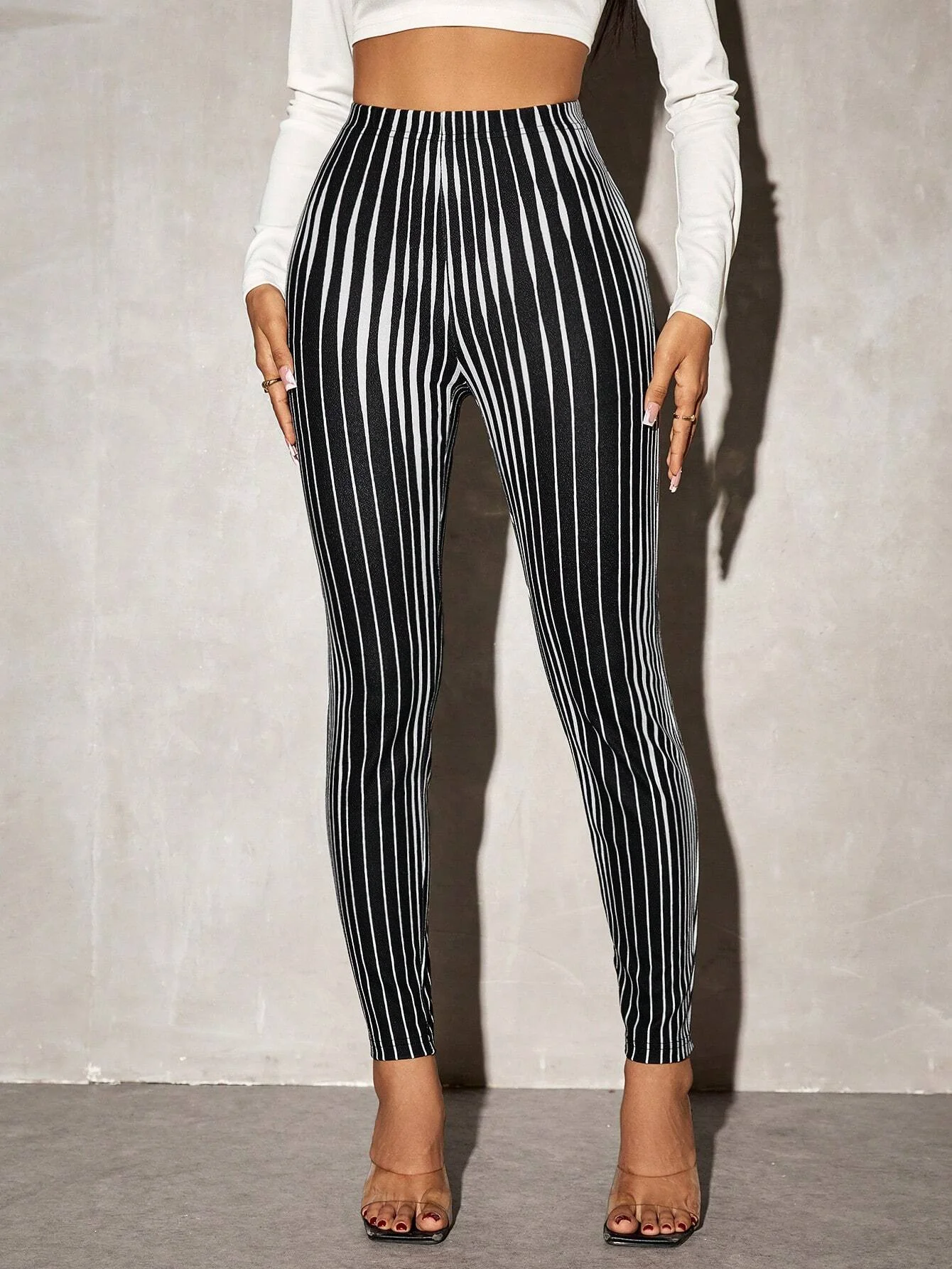 ملابس داخلية ضيقة مخططة أنيقة ومثيرة للنساء #5