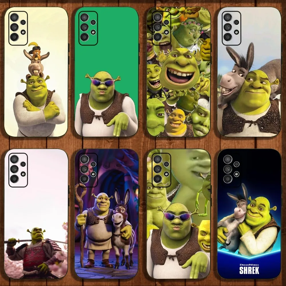 S-Shrek Beast K-Kingdom movie Phone Case For Samsung Galaxy A13,A21s,A22,A31,A32,A52,A53,A71,A80,A91 Soft Black Cover