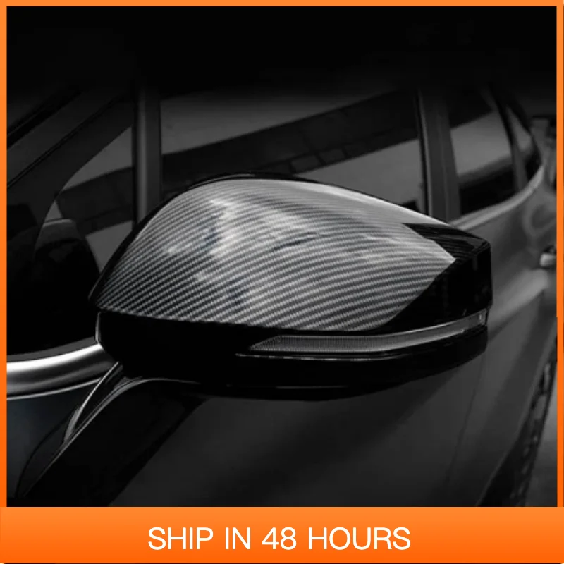 جديد لكيا سبورتاج NQ5 2022 - 2025 ABS ألياف الكربون سيارة مرآة الرؤية الخلفية الديكور غطاء الجانب مرآة الباب اكسسوارات السيارات #1