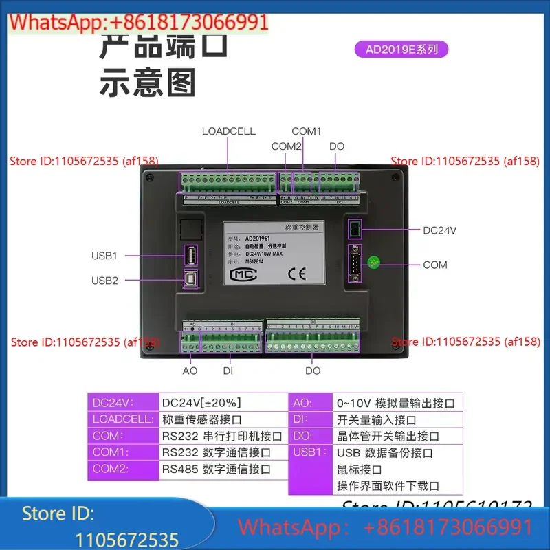 Automatic Weight Check Assembly Line Express Sorting Multi-channel Force Measurement Controller Integrated Machine for Oluda