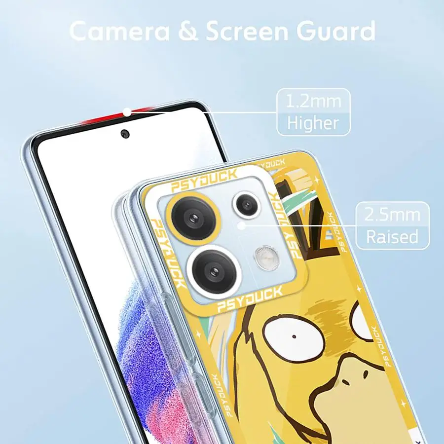 Anime Pokemons Phone Case for Xiaomi Mi 11 Lite 11T Pro Poco X3 X4 Pro X5 Pro X3NFC M3 Pro X4 GT Clear Soft Shell