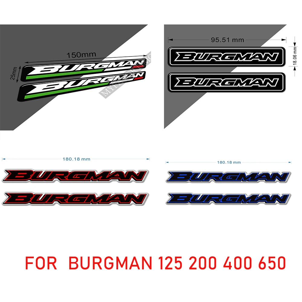 

Emblem Badge Decal Kit Scooter Stickers Motorcycle 2015 2016 2017 2018 2019 2020 For Suzuki Burgman 125 200 400 650