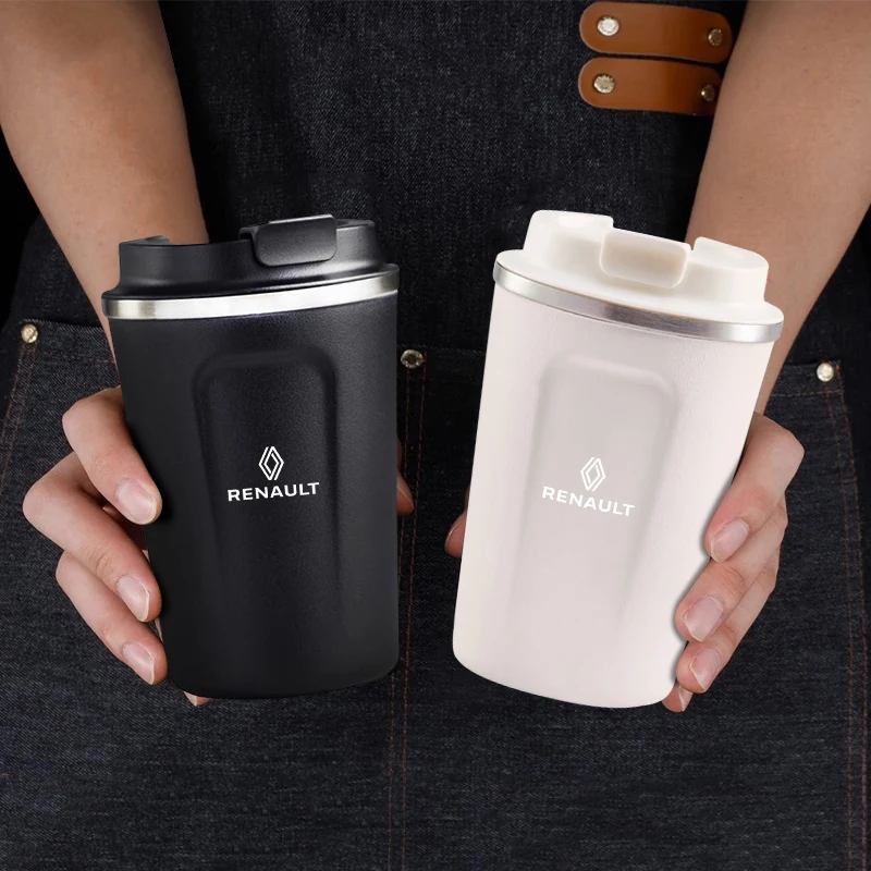 سيارة فنجان القهوة السفر كوب حراري زجاجة ماء لرينو كليو كادجار ميجان اسبيس QM6 كابتور كوليوس ذات المناظر الطبيعية الخلابة زو اي لاغونا فلوينس