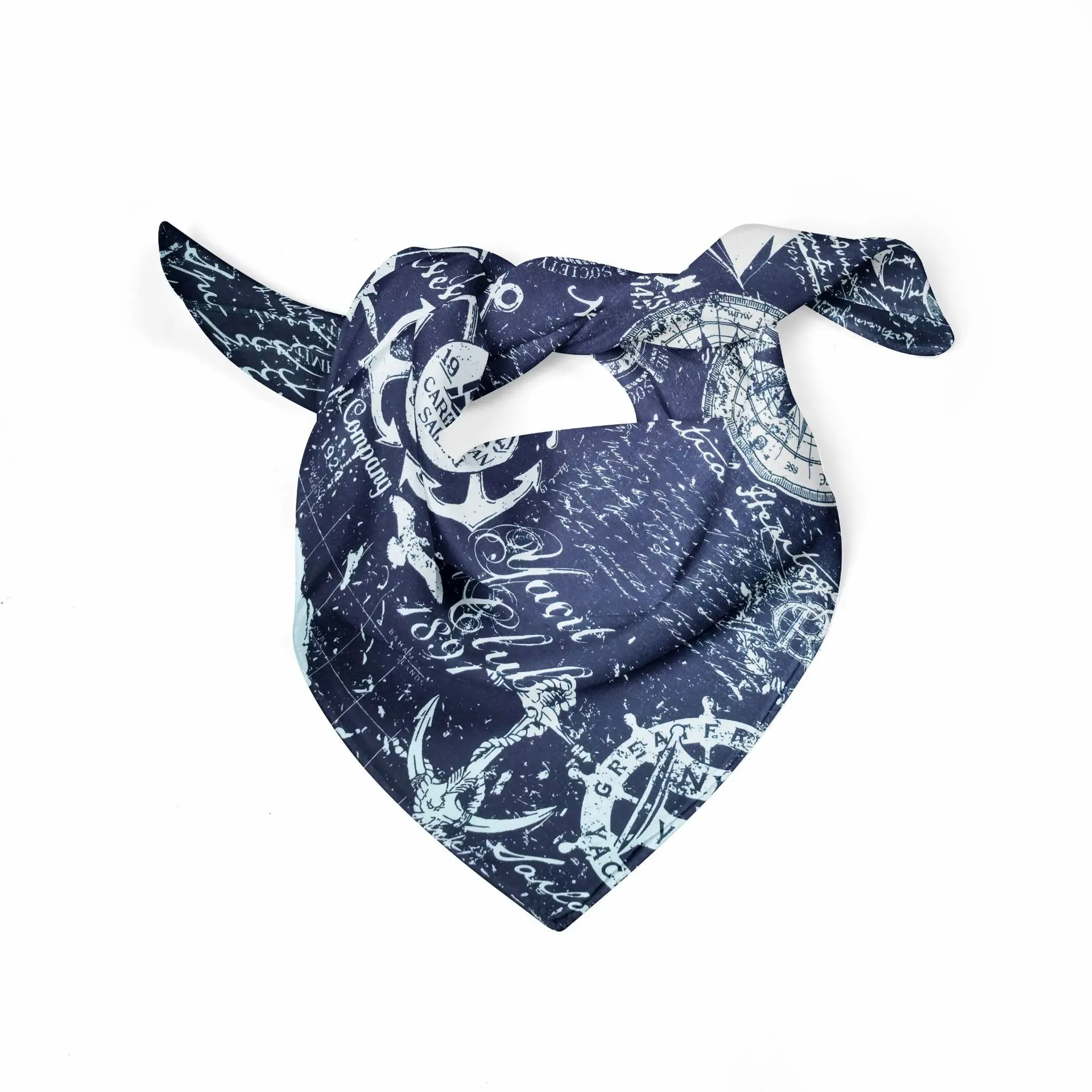 Retro Workwear Bandana - Vintage Hip-Hop Dance Cotton Scarf, Biker Outdoor Unisex Accessory for Street Style & Casual Fashion