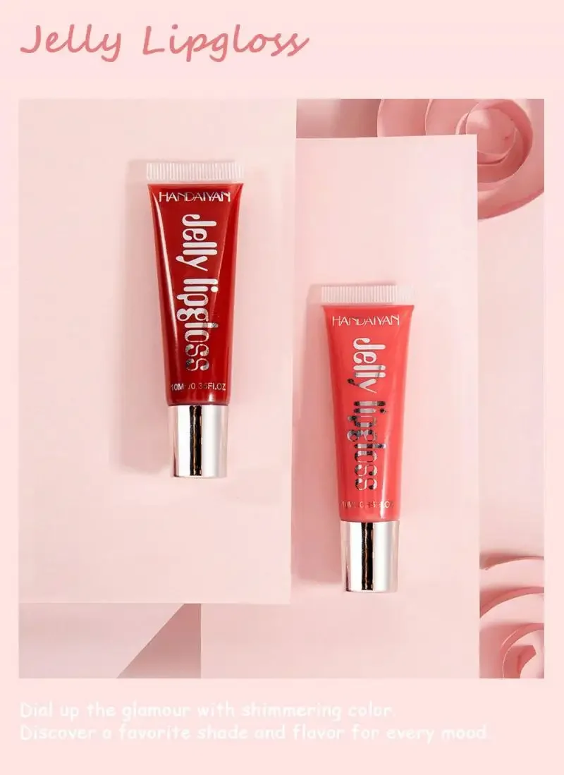 Candy Color Waterproof Lip Gloss Makeup Sexy Moisturizer Plump Volume Shiny Glitter Liquid Lipstick maquiagemTSLM1