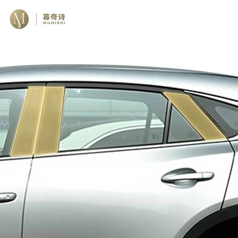 

Pre cutting Car Exterior Body B C Window pillar PPF paint protection film TPU scratch resistant For Mazda CX-4 2020-2024