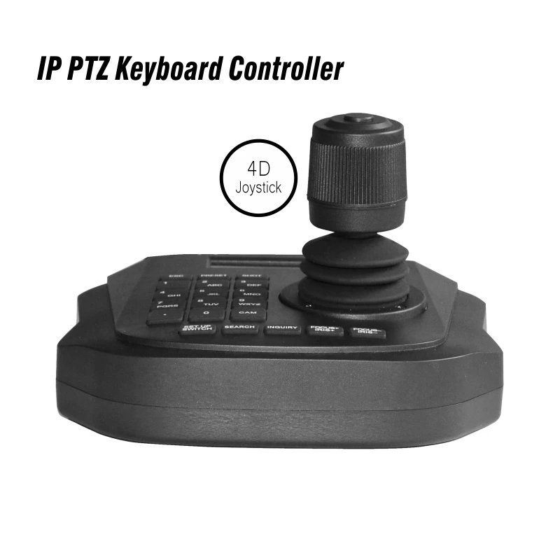 FOR 4D PTZ Network Keyboard Controller se Joystick For CCTV PTZ Speed Dome Camera to achieve a unified LAN