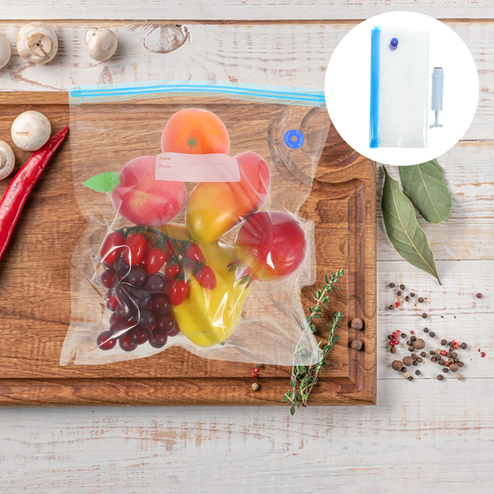 

Vacuum Bag 3d Printer Filament Bags Spool Storage Pump for Compression Container Texture