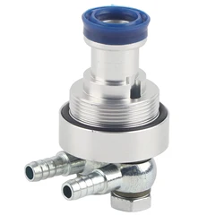 Motorcycle Oil Cooler Adapter Fitting for Riding CB CG Engine 36 * 1.5mm Thread Oil Cooled System Fitting