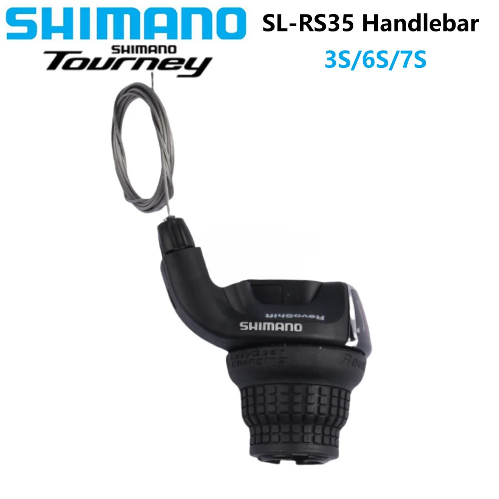 Shimano Tourney SL-RS35 Revoshift Bike Twist Shifter Lever 3S/6S/7S/18S/21S Handlebar For Mountain Bike Finger Dial Bike Parts