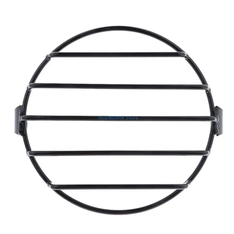 

T3LF Motorcycle Headlight Protector Guard Grille Vintage Lampshade Cycling Equipment