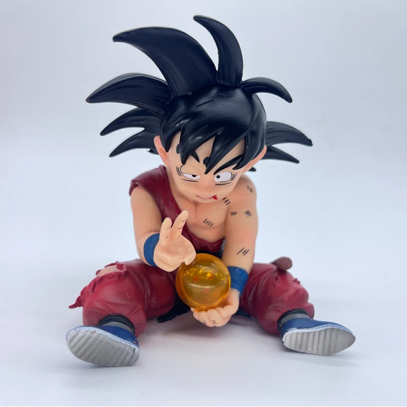 10cm Cartoon Sohn Goku Anime Figur Drachen ball Figuren Kinder Spielzeug Kunststoff Modell Zubehör Spielzeug Geschenk Action figuren Hobbys