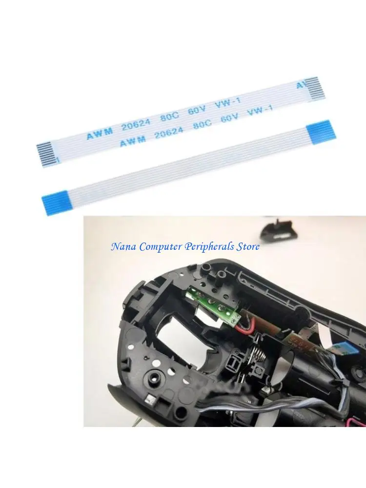 F68C Mouse Flexible Cable Mouse Side Keys Motherboard Circuit Board Cable for  G603 (2 Pieces)
