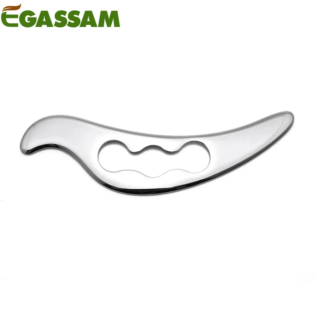 

1Pcs Stainless Steel Gua Sha Scraping Massage Tool-IASTM Tool-Soft Tissue for Physical Therapy Scar Tissue for Back, Legs, Arms