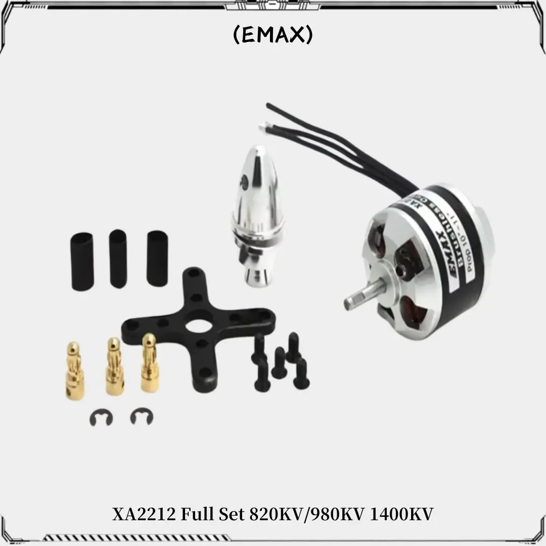 

EMAX XA2212 2212 820KV/980KV/1400KV 2-3S бесщеточный двигатель для радиоуправляемого мультироторного самолета с фиксированным крылом APC 8040 8060 9060 1047 1147