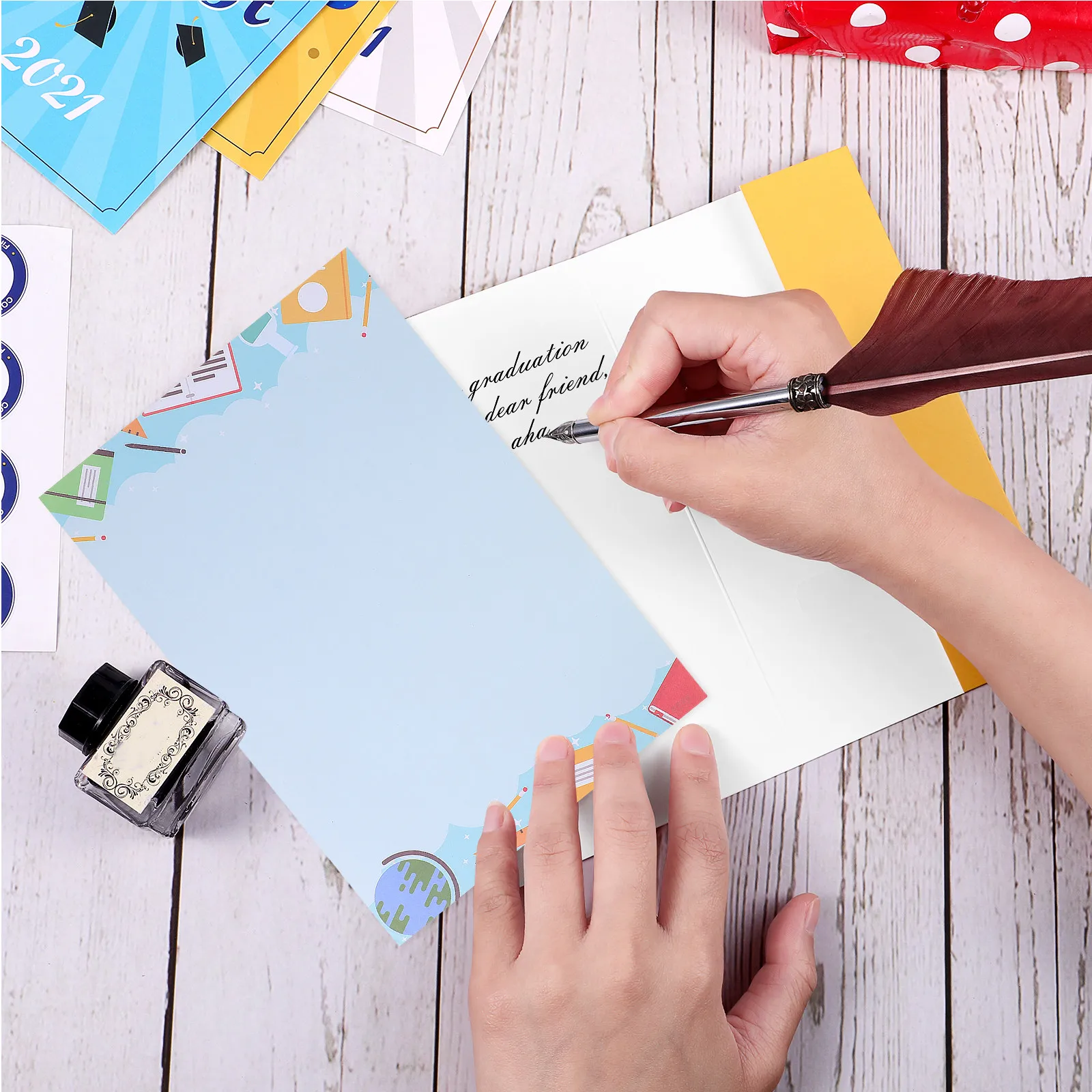 

50 шт. цветной бумаги формата А4, высококачественная бумага, не легко отслаивается, с мультяшным принтом, канцелярские товары, милые открытки