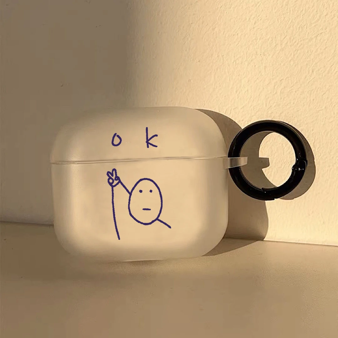 Cute OK Airpod Pro3 2025 Airpods 2 3 4 Pro Wireless Headphone OK Fine Simple Li…