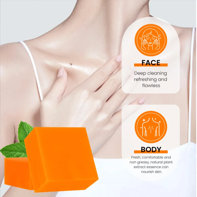 100G Kojic Acid Soap Kit Facial Cleaning Pores Dirt Acne Blackhead Anti-Acne Remove Deep Cleaning Oil Control Whitening Skin