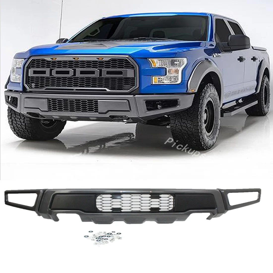 

Newest 4x4 Off-Road Accessories Steel Front Bumper Aftermarket Black Front Bumper Guard For F150 2015-2017