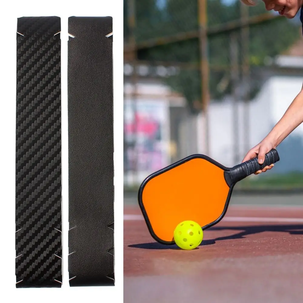 Pegatina negra para borde de raqueta de Pickleball, cinta protectora para marco de impacto y fricción, suministros deportivos anticolisión, bricolaje