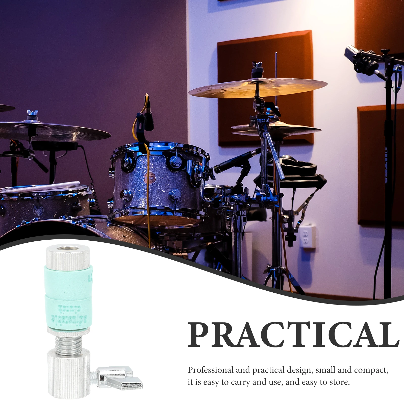 

Pedal Clutch Drum Parts Hi-hat Cymbal Drop Musical Instrument Metal Post StandHi-hat Jazz Accessory