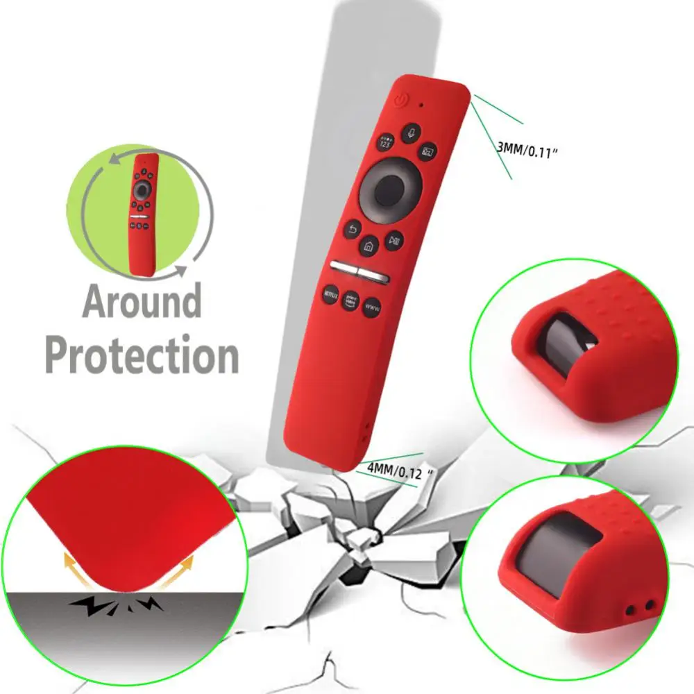 Silicone Remote Control Protective Case For Samsung BN59 Series Smart TV Remote Control Protective Cover Fall Resistant