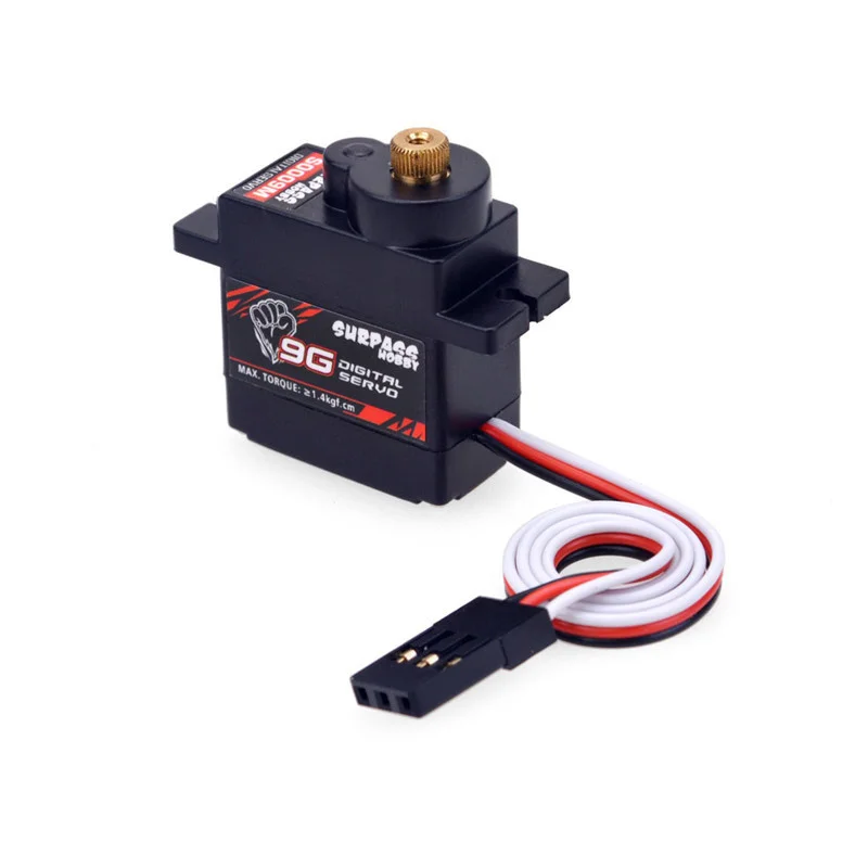 4Pcs Override Digital Servo Mechanism Hobby 9G 17G 25G Metal Gear Micro Servo For 1/8 1/10 RC Plane Glider Robot