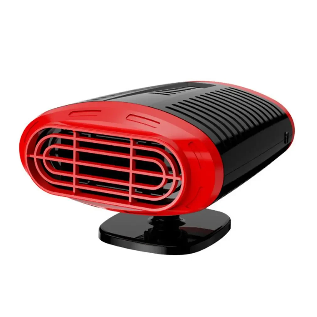 Calentador de coche Mini calentador eléctrico de 12 V - Ventilador ajustable, desempañador de nieve