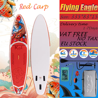 FunWater Standing Inflatable Paddleboard Include Accessories EU Stock Adult Surfboard Suitable for Surfing Racing Paddleboard