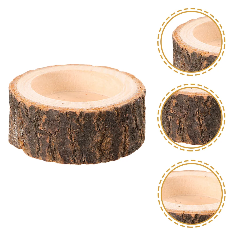 

Natural Wood Votive Holders 10pcs Handcrafted Rustic Tea Light Stakes for Table Centerpieces Home Decor Décor Accents