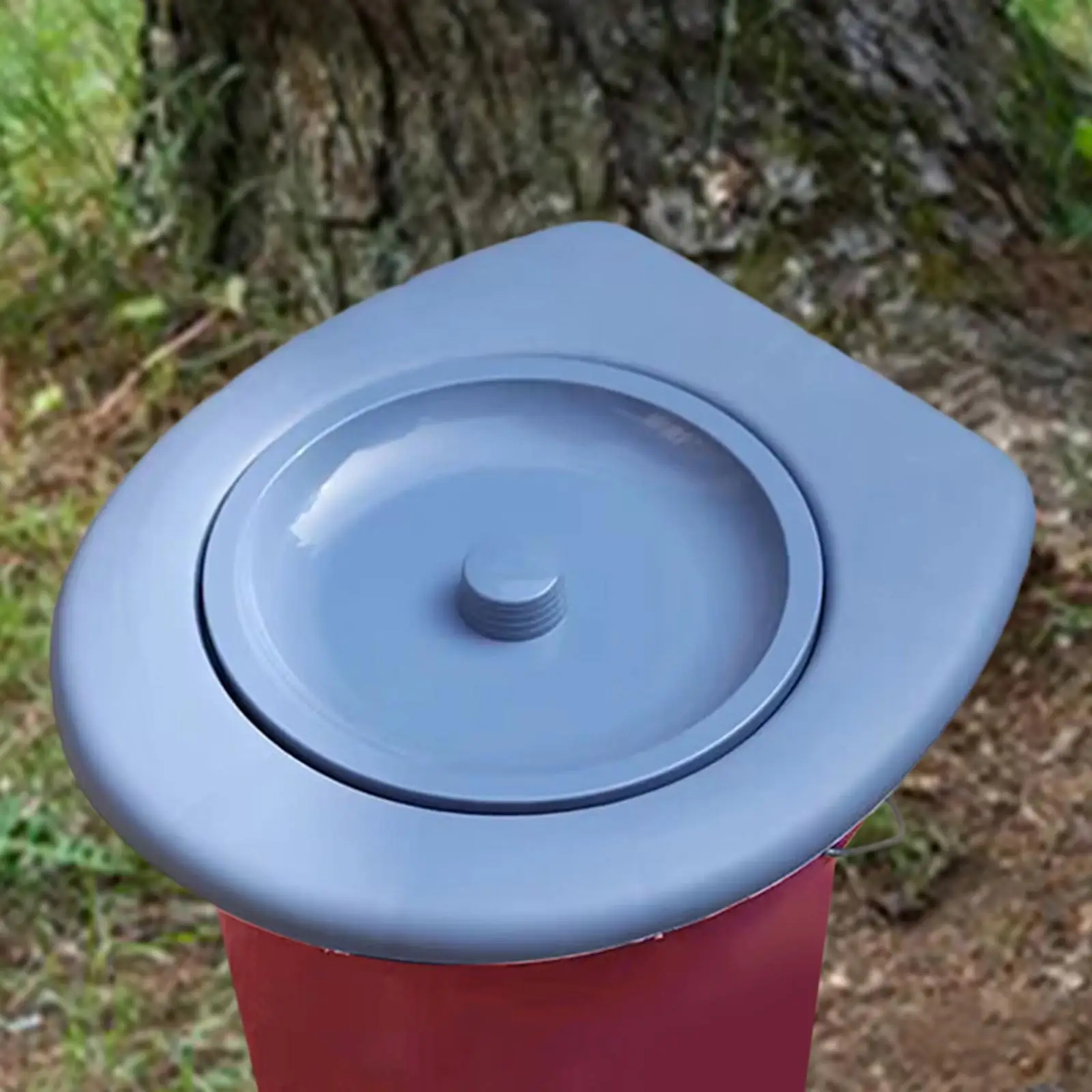 Mobile Travel Portable Toilet Seat Ring and Lid Durable ABS Bucket Seat Universal Fit for Camping Hiking Fishing Beach Home