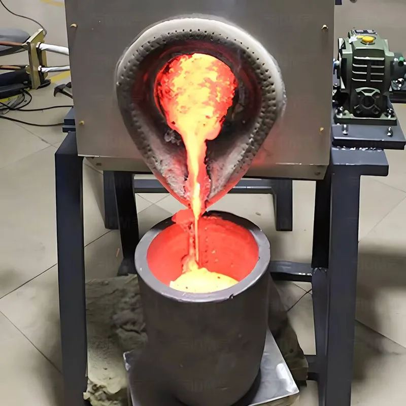 IGBT 100 كجم فرن الحث المعدني ذوبان لحام التبريد العلاج الحراري فائقة التردد ماكينة تسخين حثي