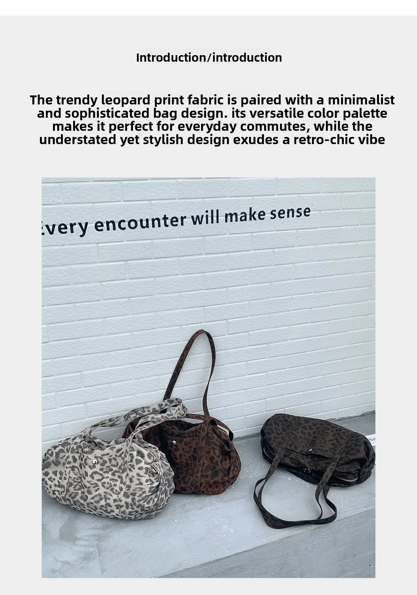 Wilde Leopardenmuster Nylon Umhängetasche Große Kapazität Multipocket Tote Bag Trendy Frauen Casual Geldbörse Guangzhou Hochwertige Tasche – Detail 3