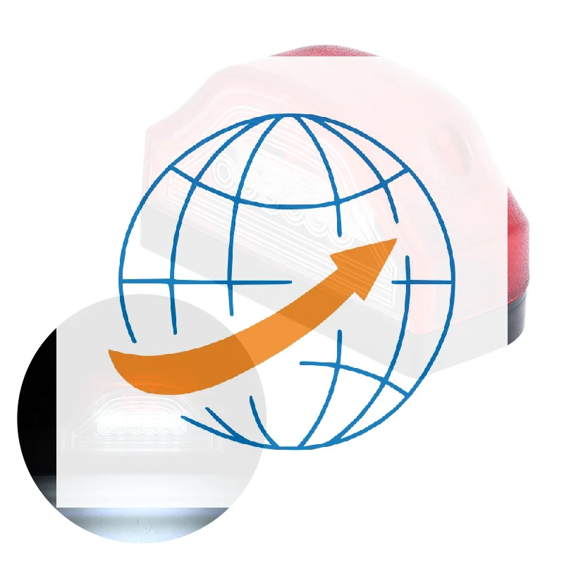 3 LED 번호 램프 E9 12V-24V 트럭 트레일러용 백색광 방수 자동차 번호판등