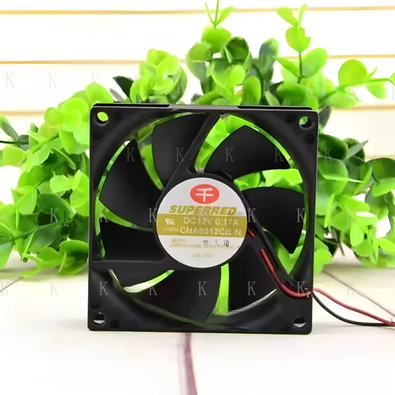 

C ДЛЯ SUPERRED CHA8012CB-N 8020 DC12V 0,17A 8CM 2-проводной двойной охлаждающий вентилятор # А6–27