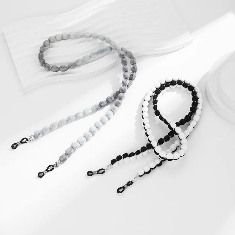 مع يو |   النايلون خيط القطن سلسلة النظارات الفولاذ المقاوم للصدأ للجنسين الرجال النساء الملحقات نظارات الخريف الشتاء جديد