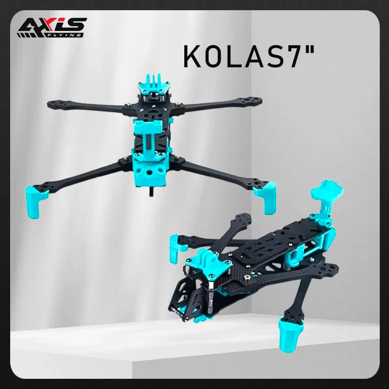 Axisflying KOLAS7 298mm Foldable Frame Kit, 7inch Long Range FPV Frame Compatible with DJI O3 Freestyle