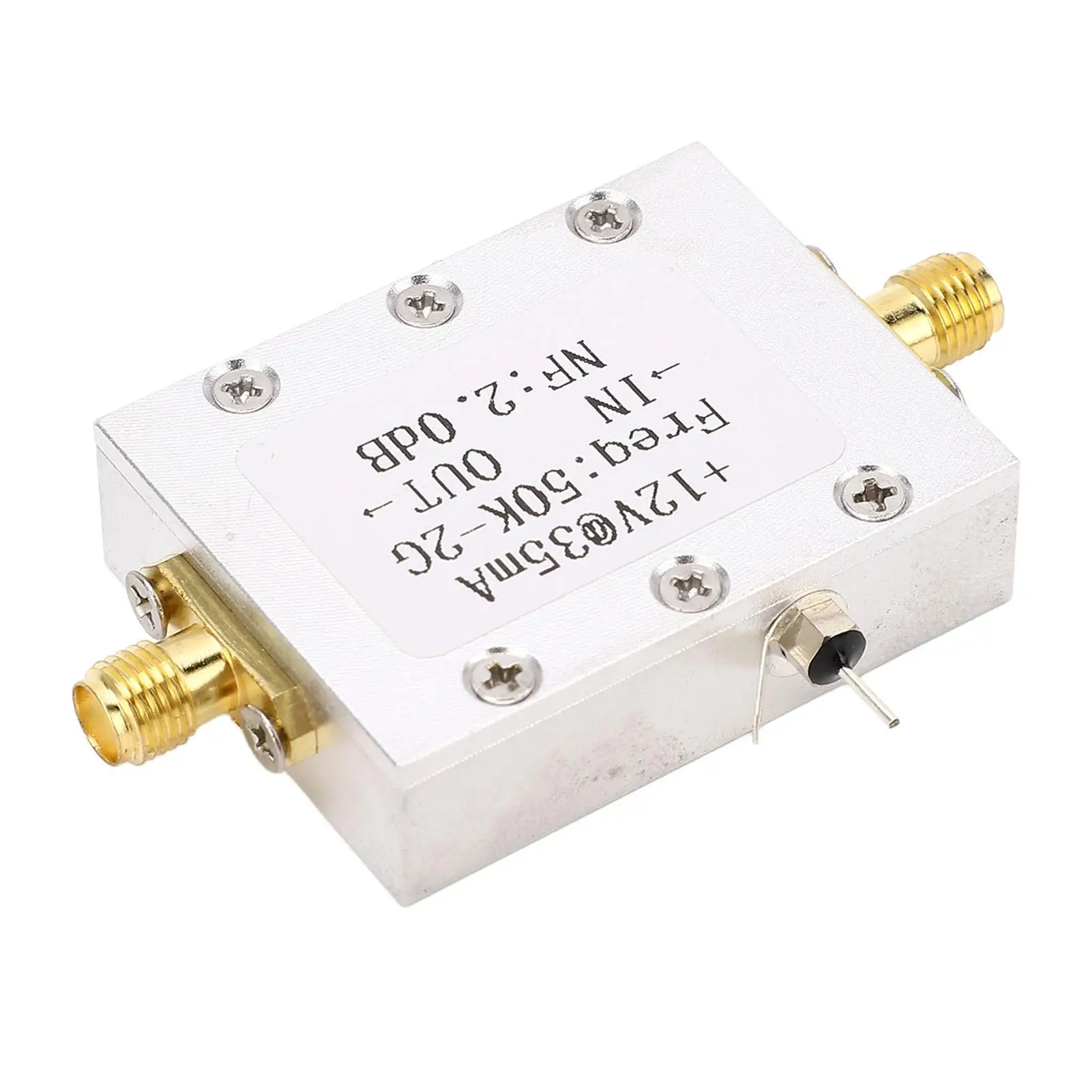 High Gain 31dB LNA Amplifier DC 9-15V - Durable & Stable Broadband for rf Amplifier for Wide Frequency Range Applications