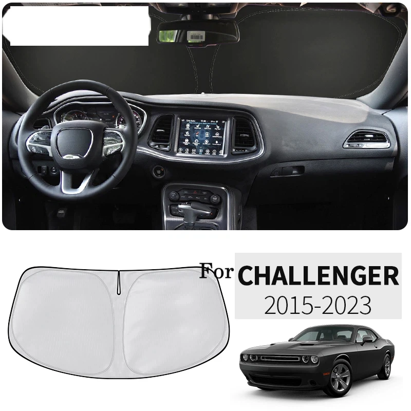 

Солнцезащитный козырек на лобовое стекло для Dodge Challenger 2015-2023, нано-изолирующий, для стайлинга автомобиля, автоаксессуар