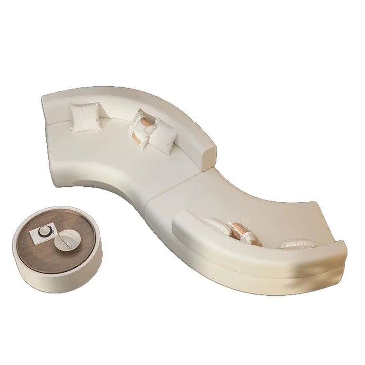 

Curved special-shaped sofa Double-sided S-shaped sofa Lobby reception hotel beauty salon Office rest area