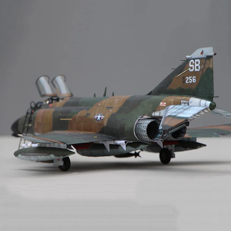 Us F-4B-戦闘機,モデル,飛行機,軍事,ホビーのコレクション,ジグソーパズル,DIYおもちゃ,1:33